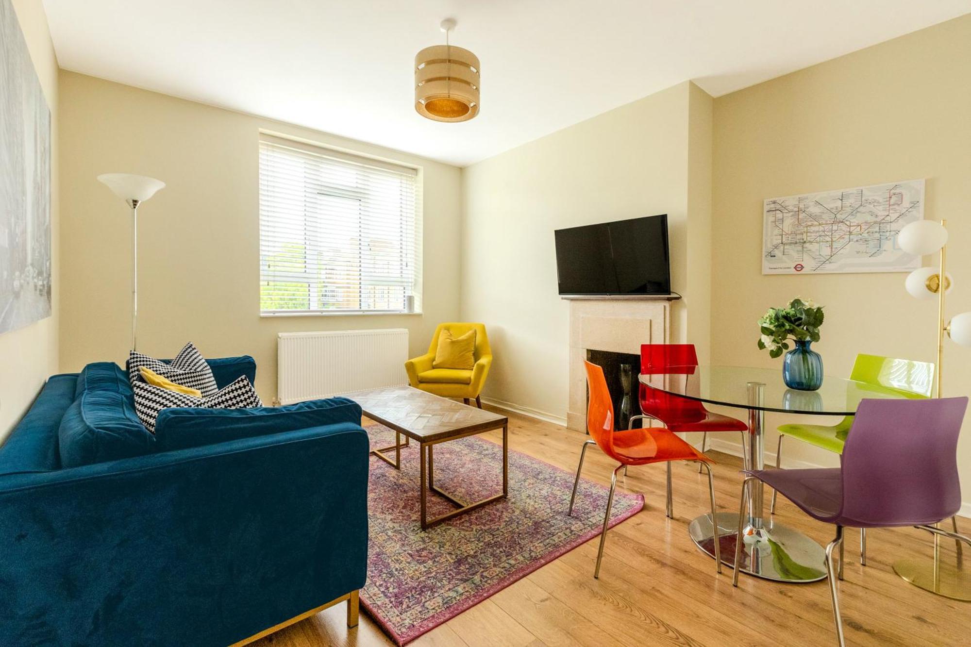 Bright Modern 1 Bedroom Flat, 5 Min To Vauxhall St Appartamento