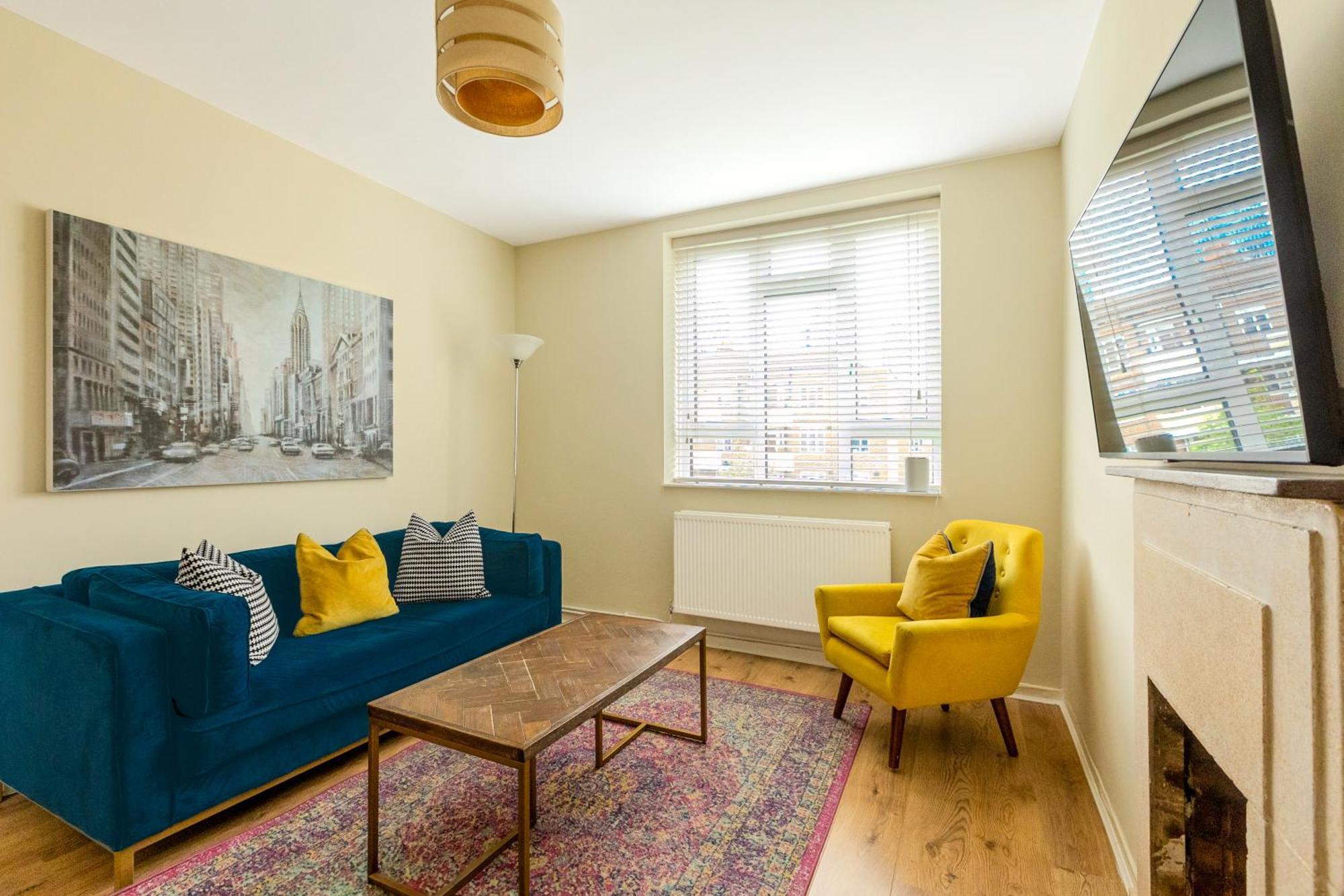 Bright Modern 1 Bedroom Flat, 5 Min To Vauxhall St Appartamento